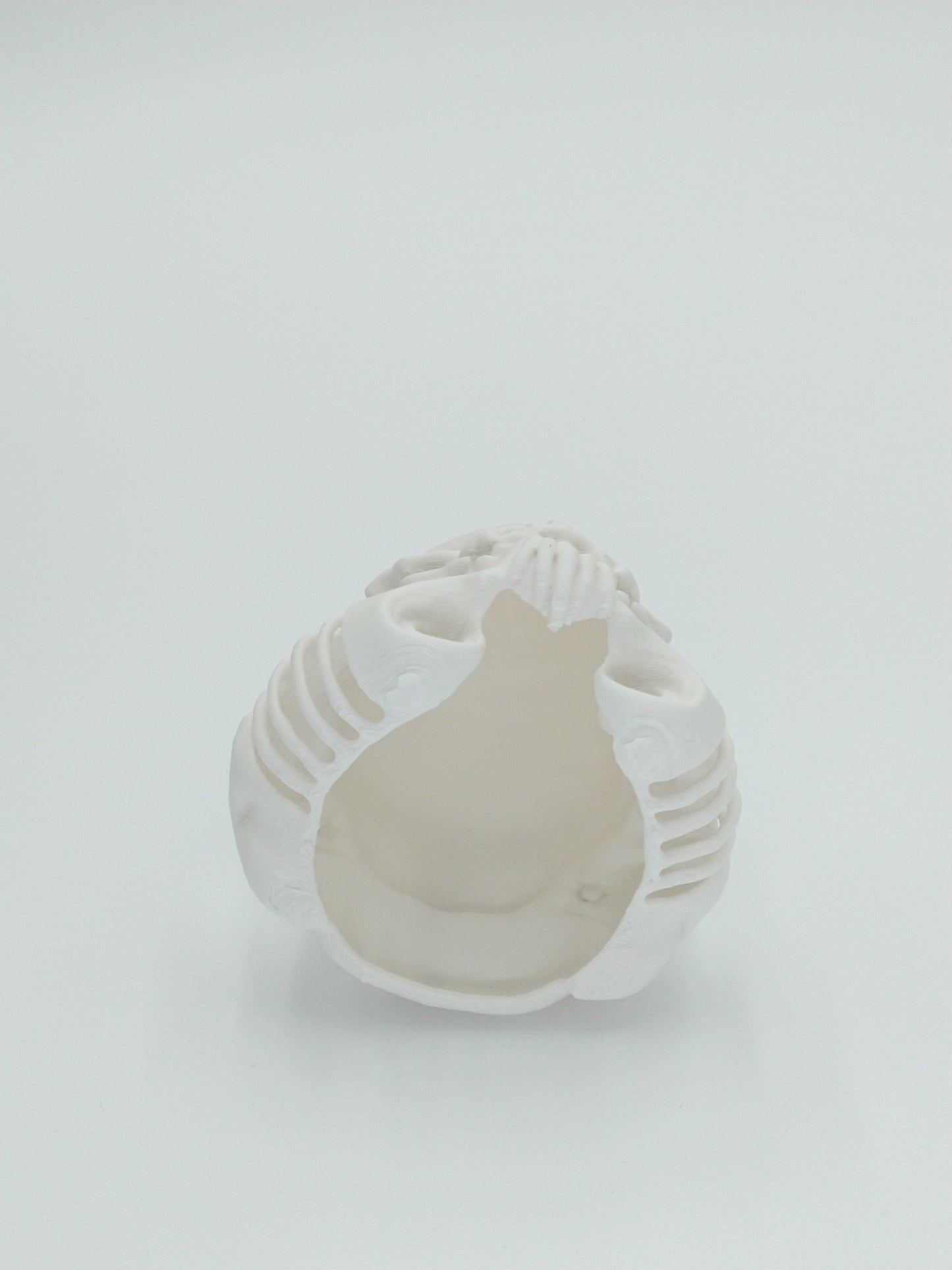 SKULLTROOPER Helmet Skull Miniature Collectible 3" W/Display case 3d printed