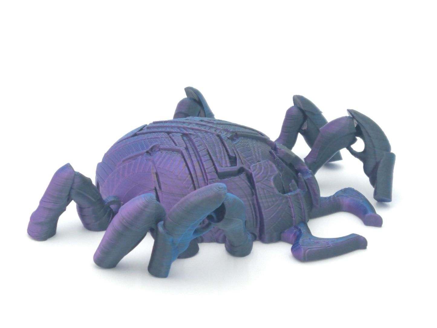 BLUE BEETLE SCARAB Flexi Figure Articulated 5" Tricolor 3D Printed Figure