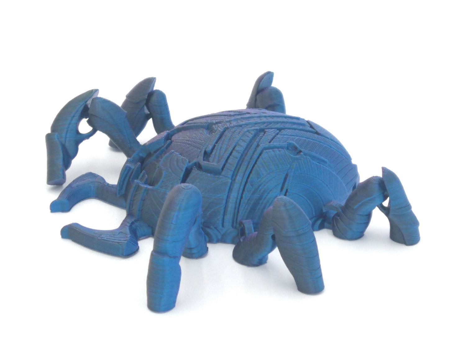 BLUE BEETLE SCARAB Flexi Figure Articulated 5" Tricolor 3D Printed Figure