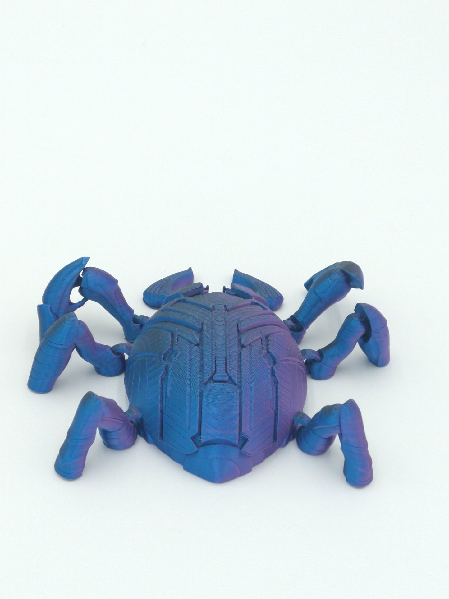 BLUE BEETLE SCARAB Flexi Figure Articulated 5" Tricolor 3D Printed Figure