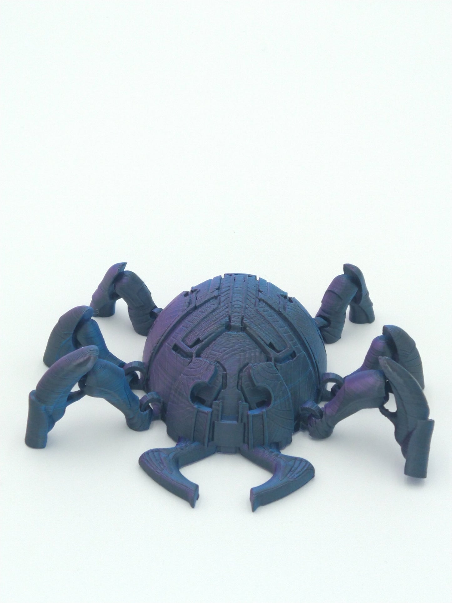 BLUE BEETLE SCARAB Flexi Figure Articulated 5" Tricolor 3D Printed Figure