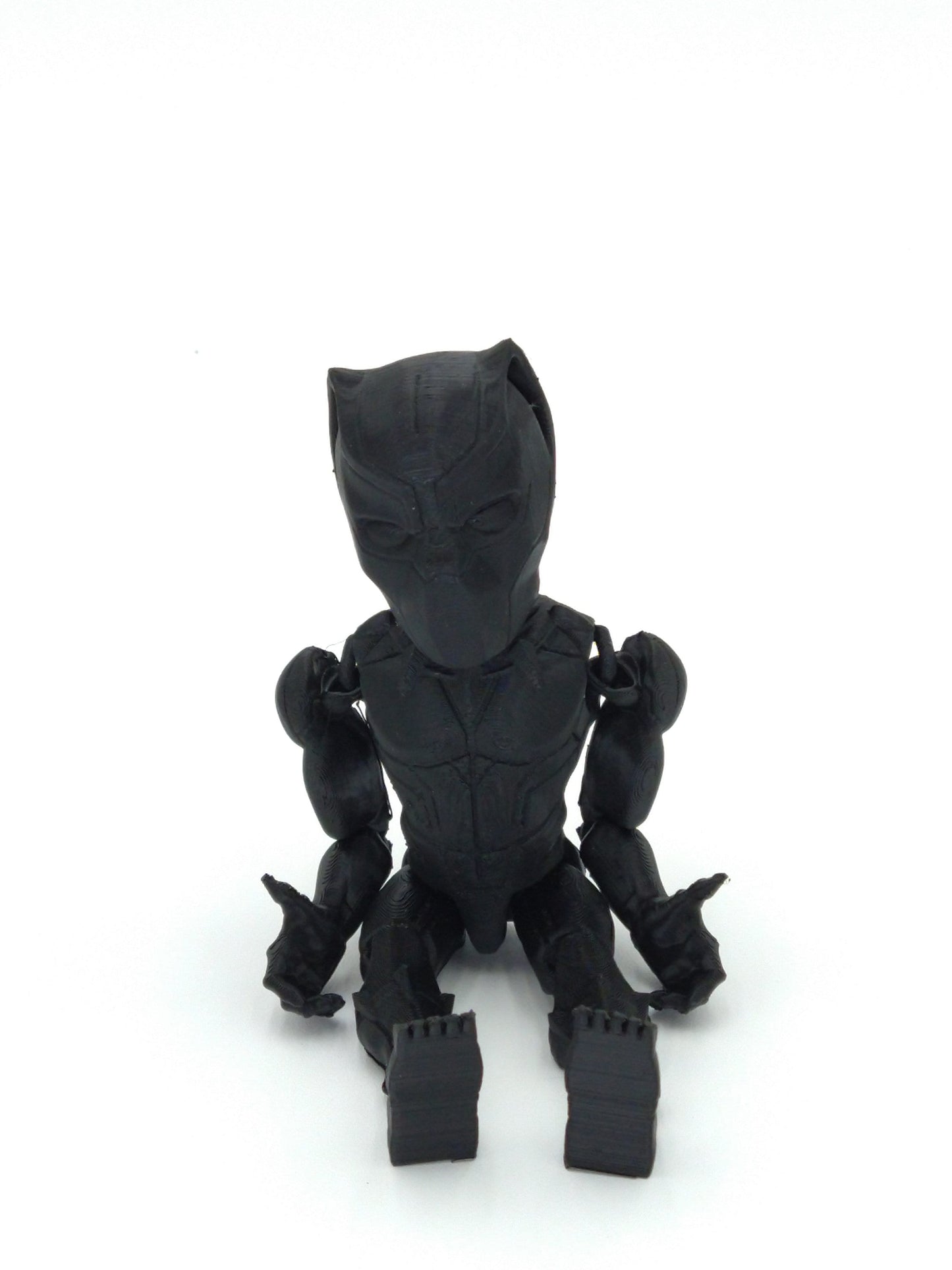 BLACK PANTHER Articulated Figure Flexi 7" Black 3D Printed Figure
