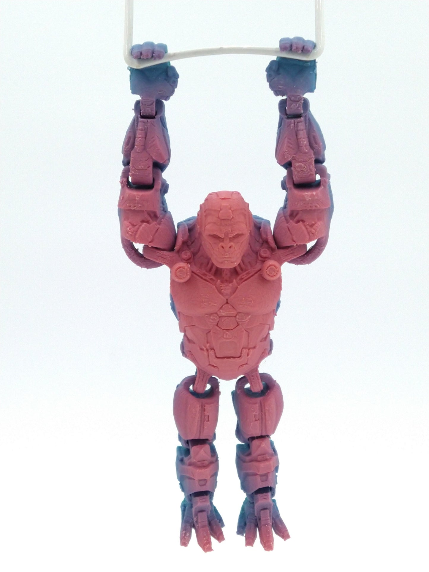 OPTIMUS PRIMAL Figure Articulated Flexi Rainbow Colors 6" 3D Printed Figure