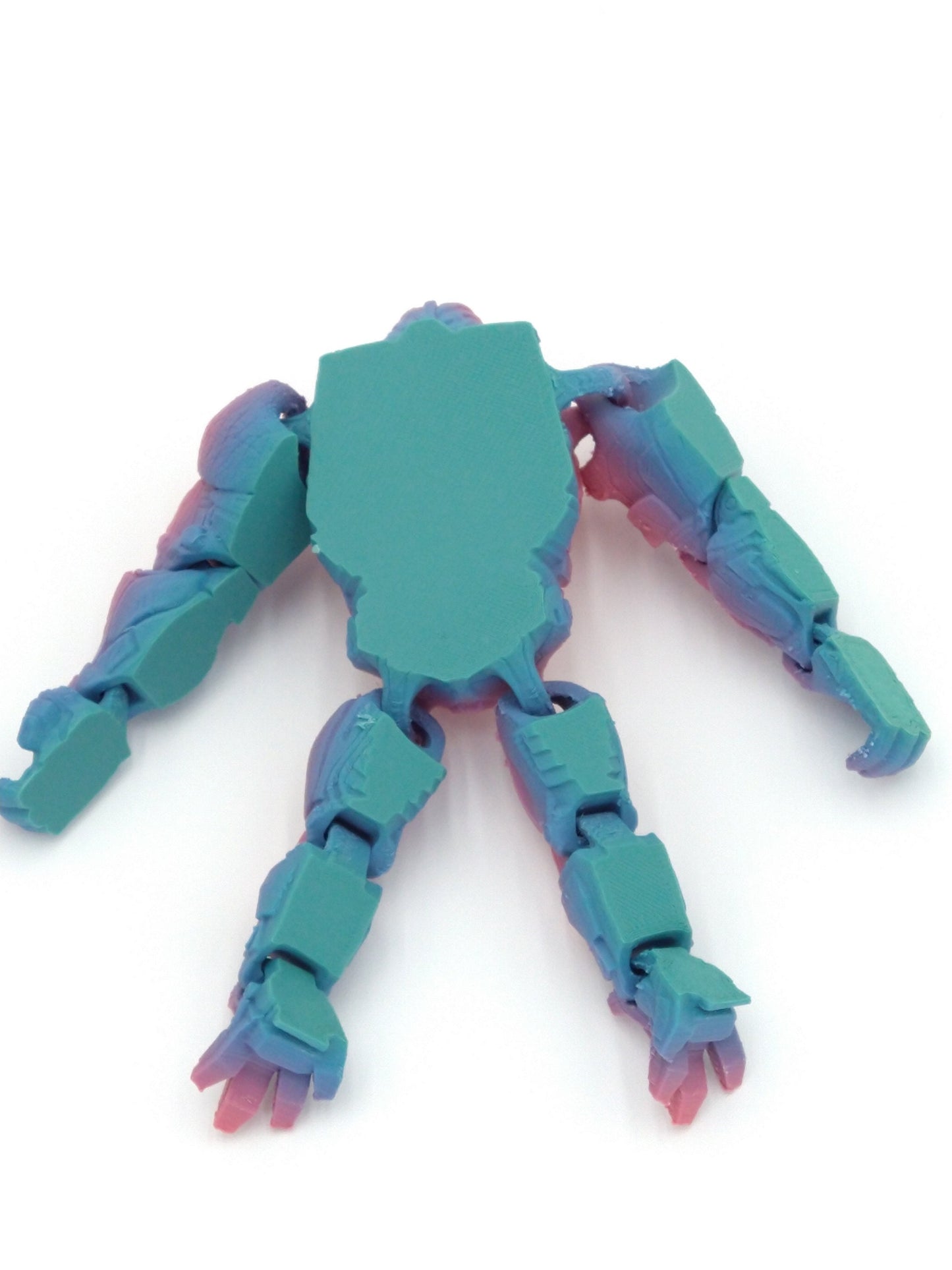 OPTIMUS PRIMAL Figure Articulated Flexi Rainbow Colors 6" 3D Printed Figure