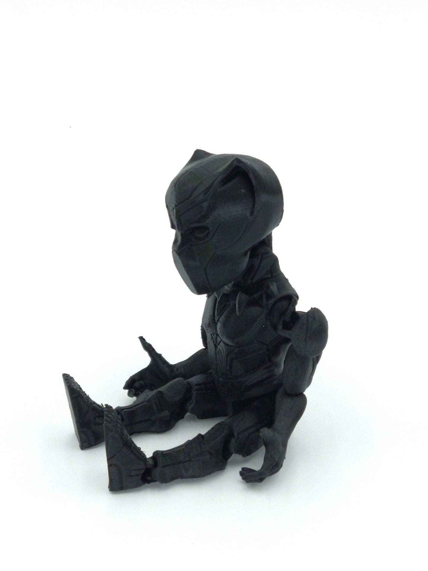BLACK PANTHER Articulated Figure Flexi 7" Black 3D Printed Figure