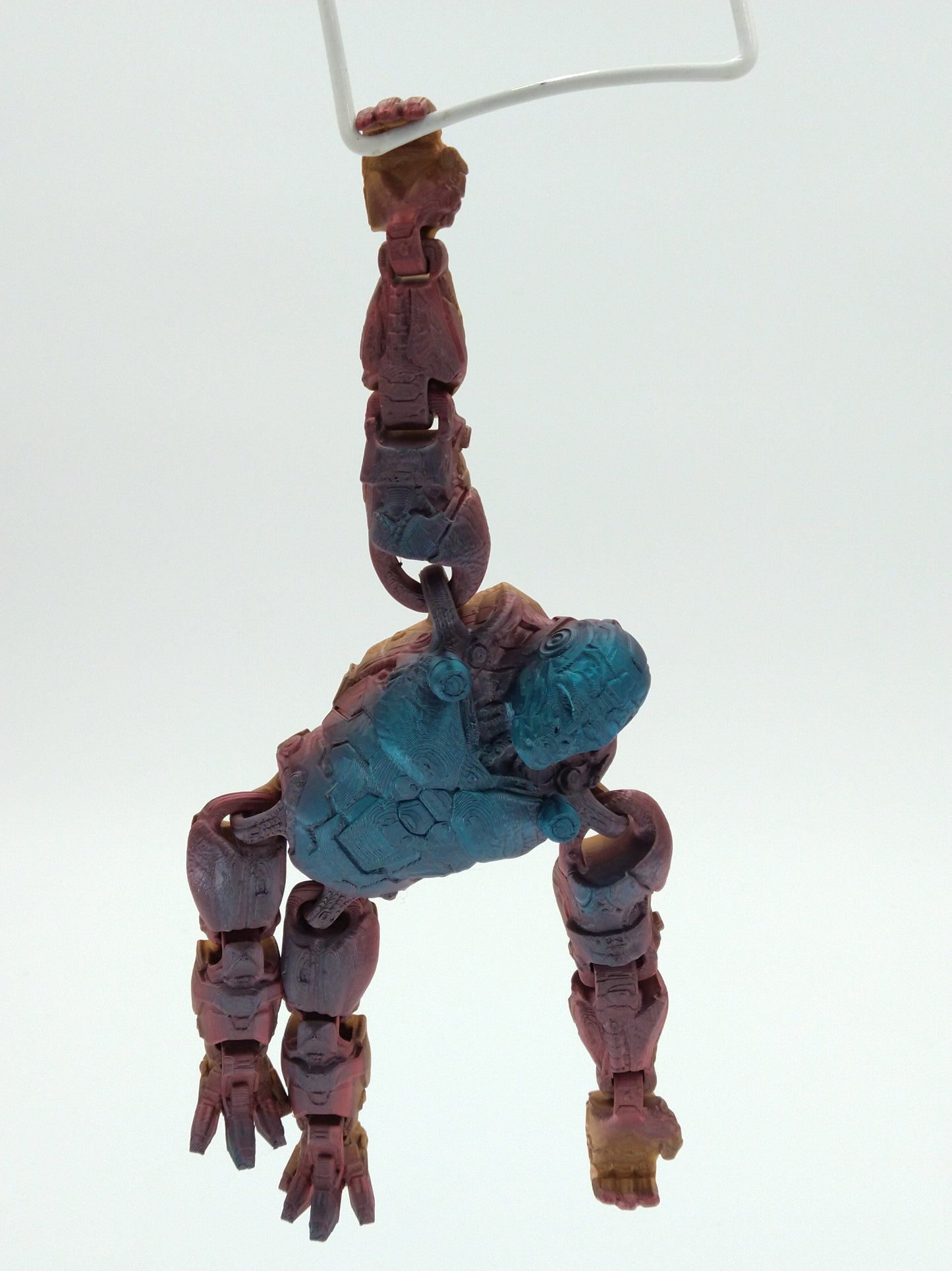 OPTIMUS PRIMAL Figure Articulated Flexi Metallic Rainbow 6" 3D Printed Figure