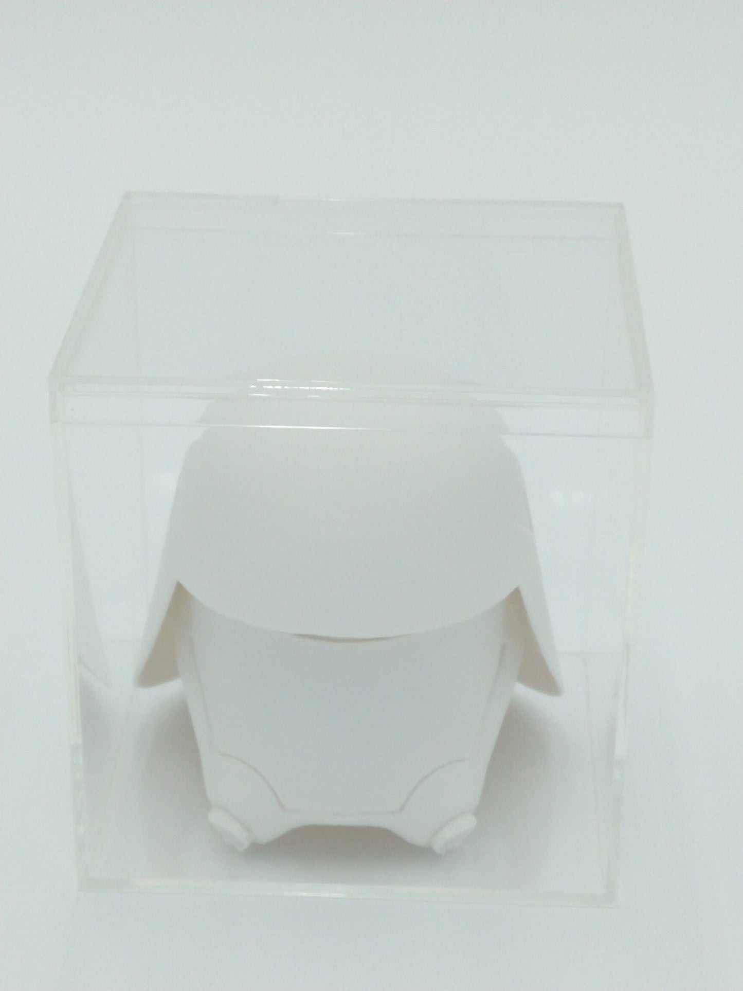 SNOWTROOPER Helmet Miniature Collectible 3" W/Display case 3d printed