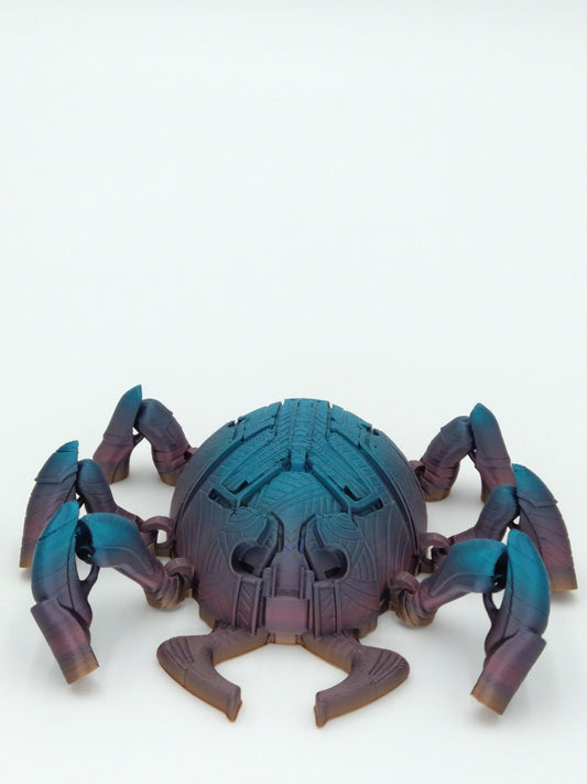 BLUE BEETLE SCARAB Flexi Figure Articulated 5" 3D Printed