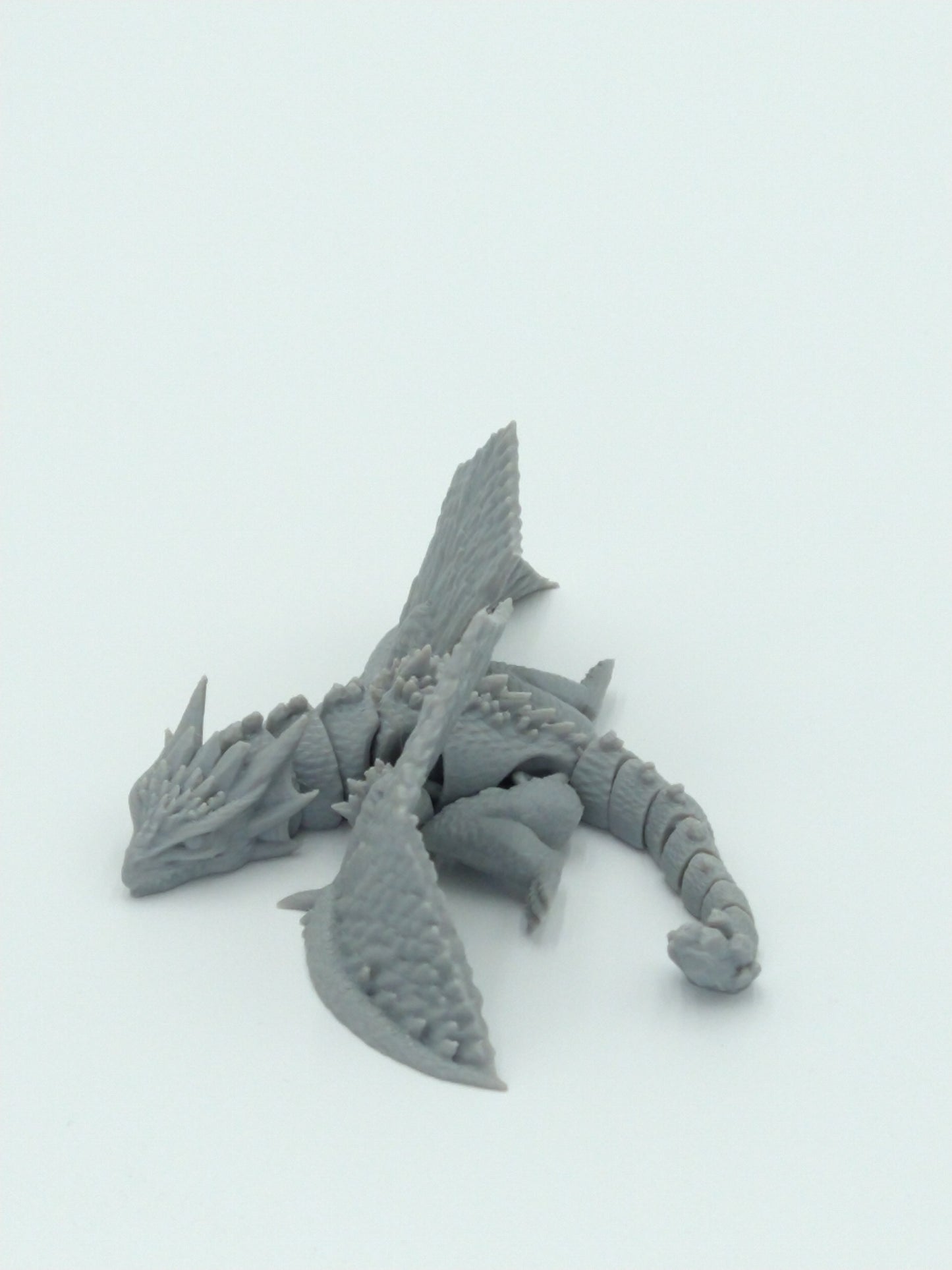 DRAGON WHELP Miniature Tabletop D&D Figure Articulated Flexi 5" 3D Printed