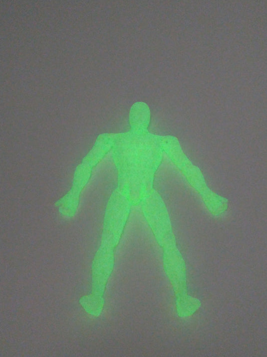 SPIDERMAN Figure Articulated Flexi Glow In the Dark 6" 3D Printed Figure