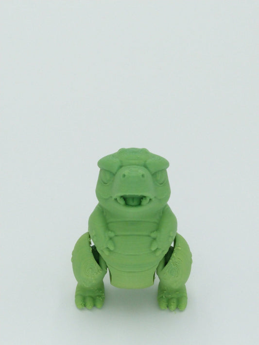 BABY GODZILLA Figure Articulated Flexi Rainbow Colors 3" 3D Printed Figure