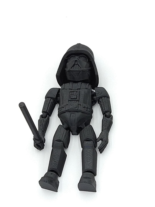 Star Wars DARTH VADER Articulated Flexi Figure 6" 3D Printed Figure